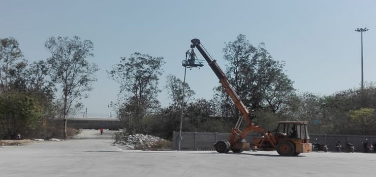 Lighting Poles installation in chennai Street Light Poles Installation Services in india